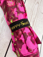 Ladies Floral Poppy Print Compact Folding Umbrella