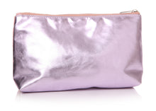 Ta Da! Lisa Buckridge 'Pucker Up!' SILVER & PINK Make Up Cosmetic Travel Bag