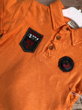 Domakin Baby Boys Orange T Shirt and Denim Shorts Set with Belt Outfit (6-18 months)